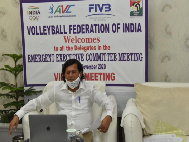 Apart from setting up a volleyball Academy in each and every state, discussion was also held to organize Indian league competitions on a wider scale.