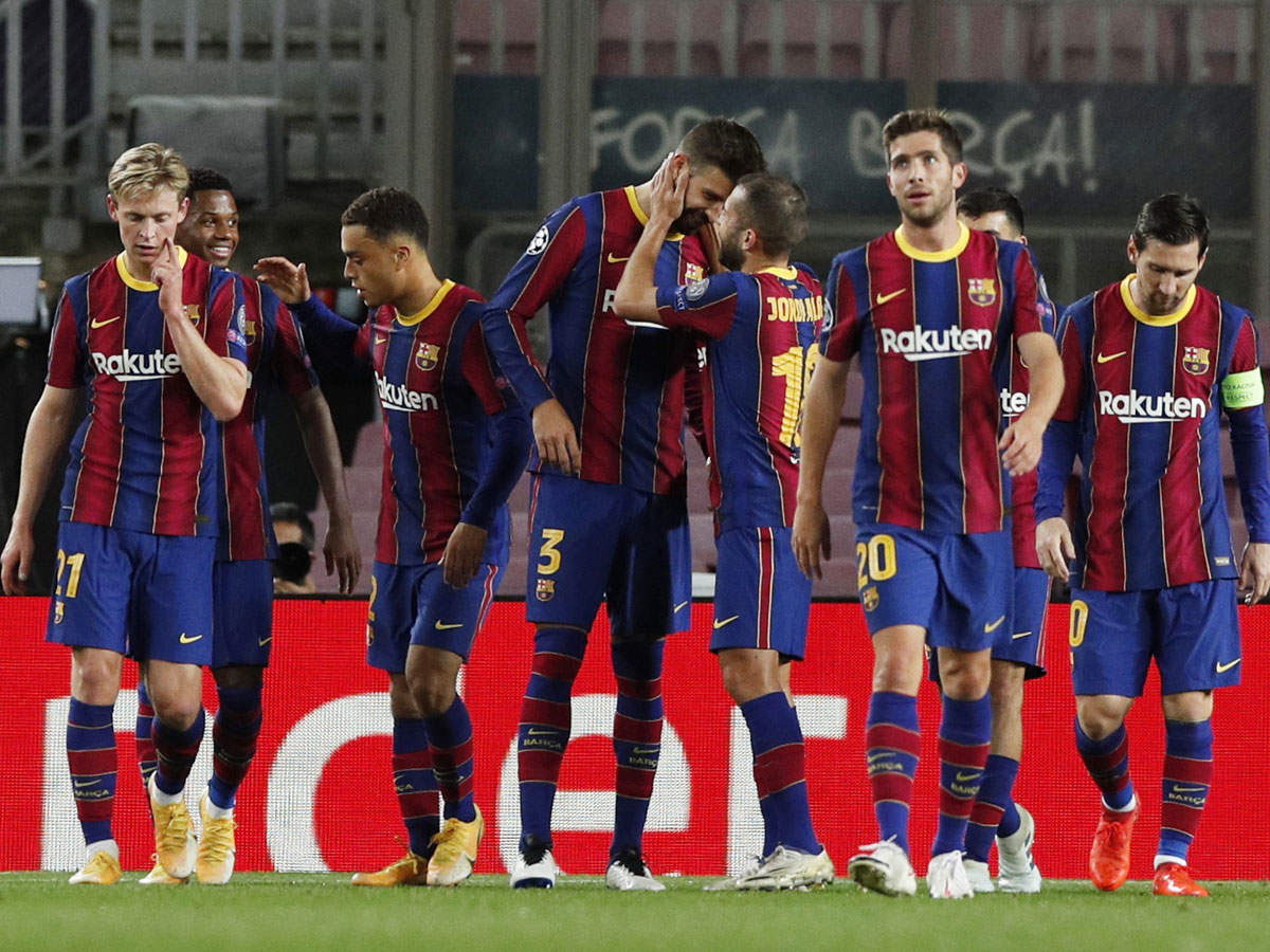 Team Barcelona (Reuters Photo)