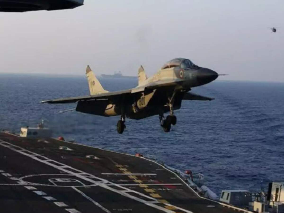 Mig 29k Crash Navy S Search For Missing Pilot Continues India News Times Of India mig 29k crash navy s search for