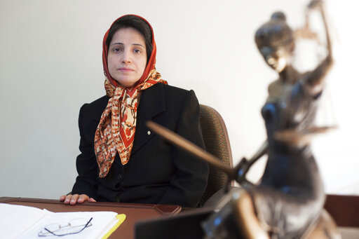  Iranian human rights lawyer Nasrin Sotoudeh 