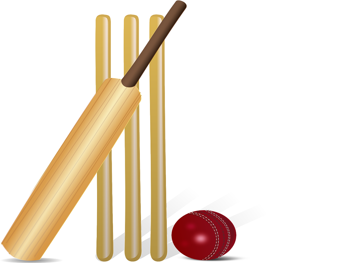 Kids Cricket Set Bat Size 3 Ball & Stumps Children Garden Fun wooden 