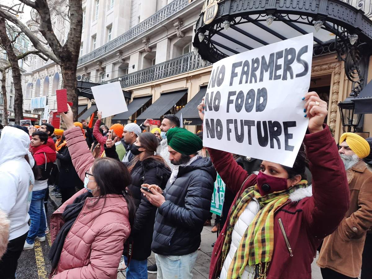 Expats Stand Up For Farmers Roll Out Protest Caravan Across Continents India News Times Of India