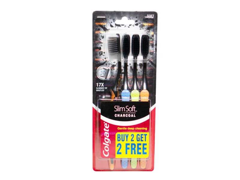 colgate toothbrush bristles made of