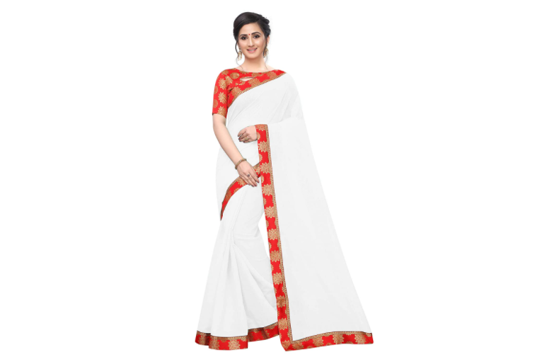 red saree online amazon