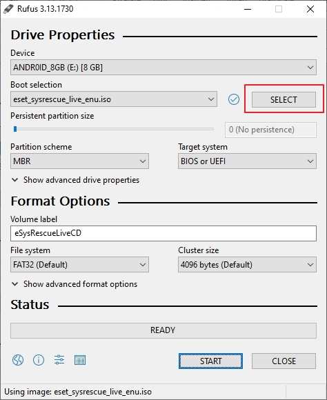 rufus iso usb drive steps how to