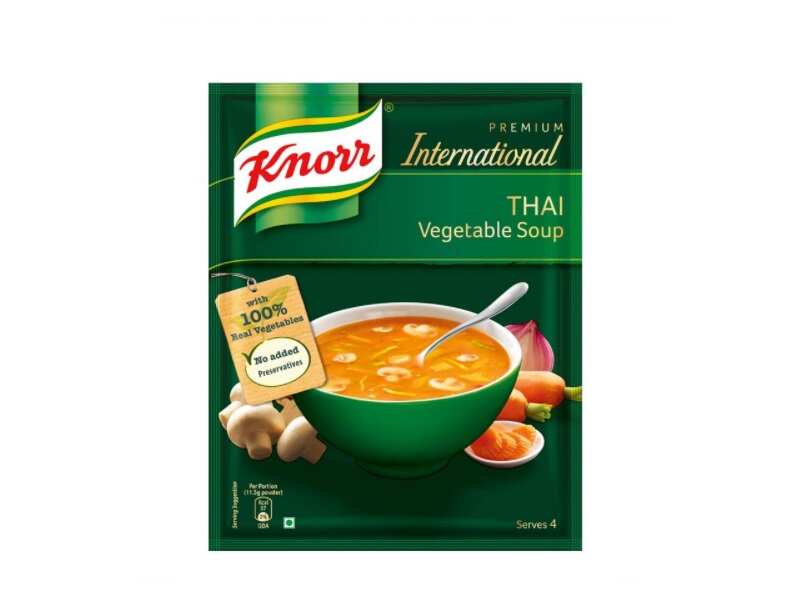 Vegetable soup Instant soup mixes that are perfect for winter evenings