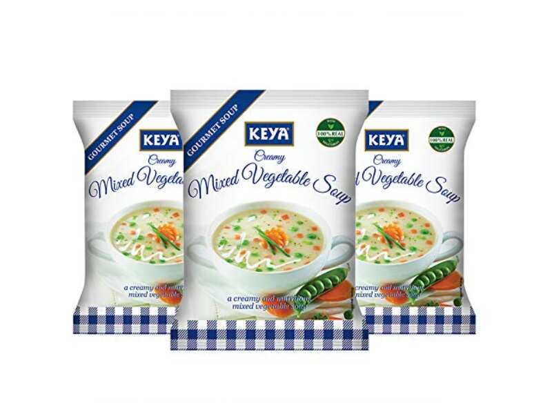 Vegetable soup Instant soup mixes that are perfect for winter evenings