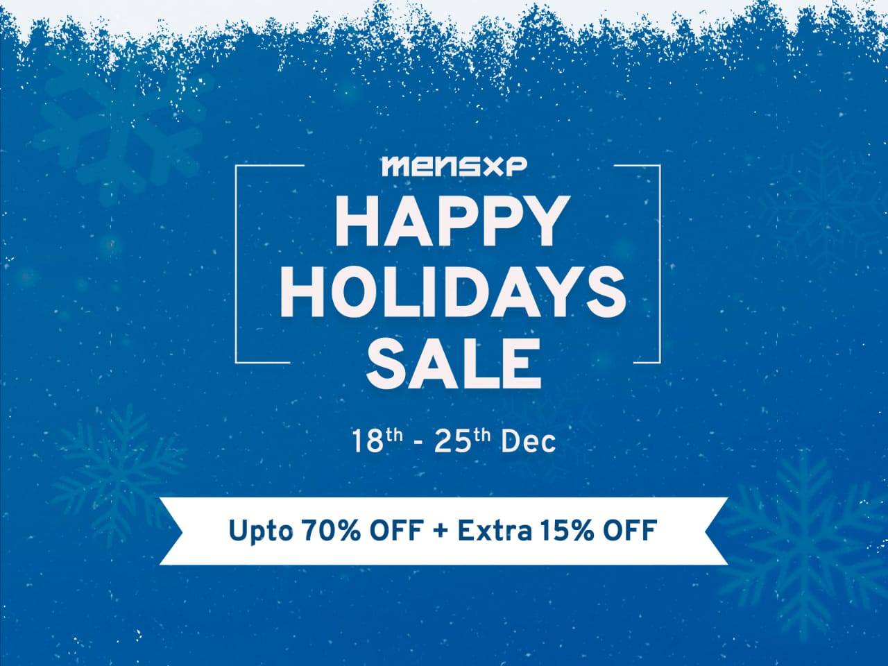 MensXP's 'Happy Holidays Sale': Get up to 70% discount on products - Times  of India