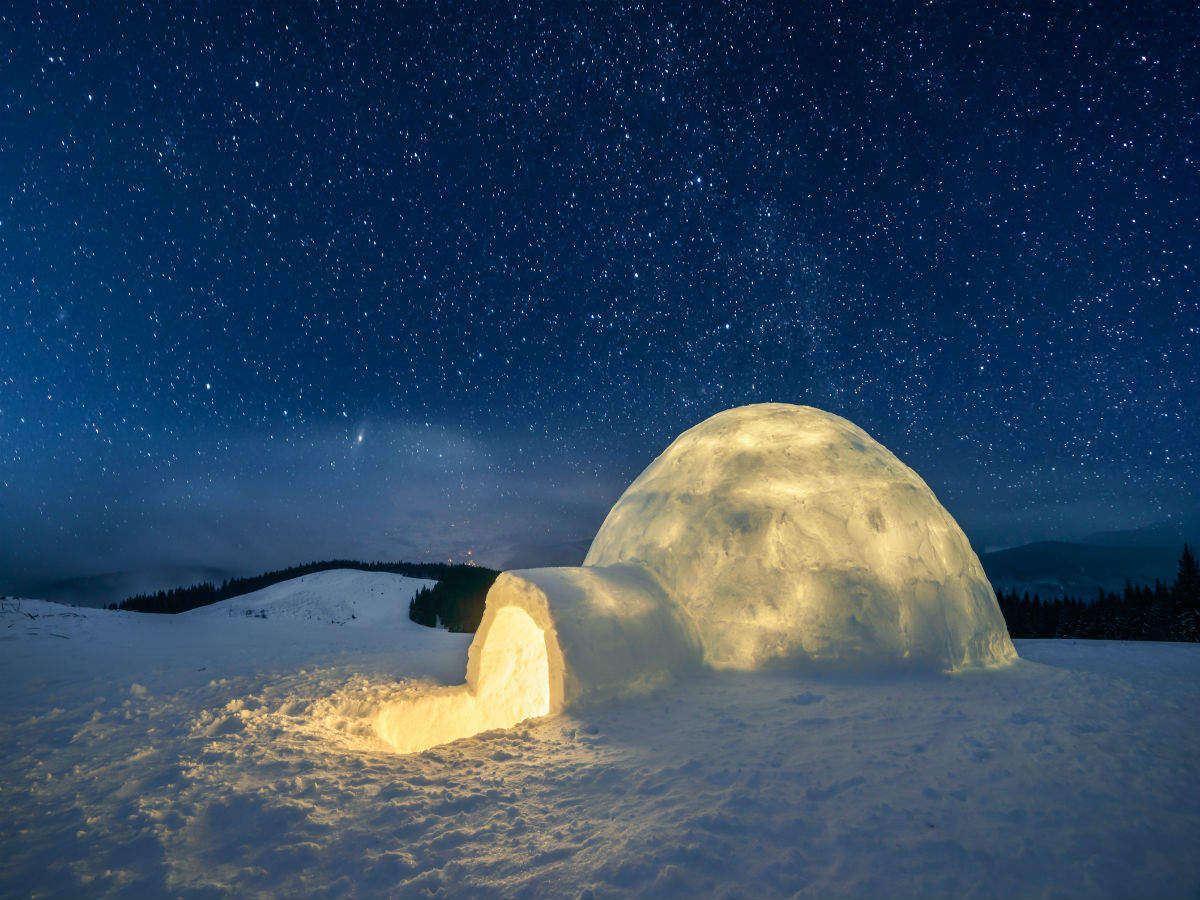 This igloo stay offers a real Arctic experience