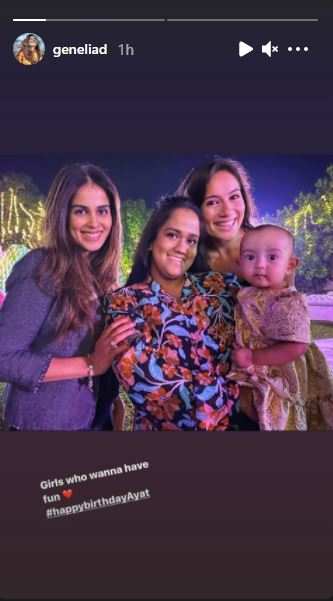 Genelia D Souza Shares An Aww Dorable Picture With Arpita Khan Sharma From Ayat And Salman Khan S Birthday Celebration Hindi Movie News Times Of India