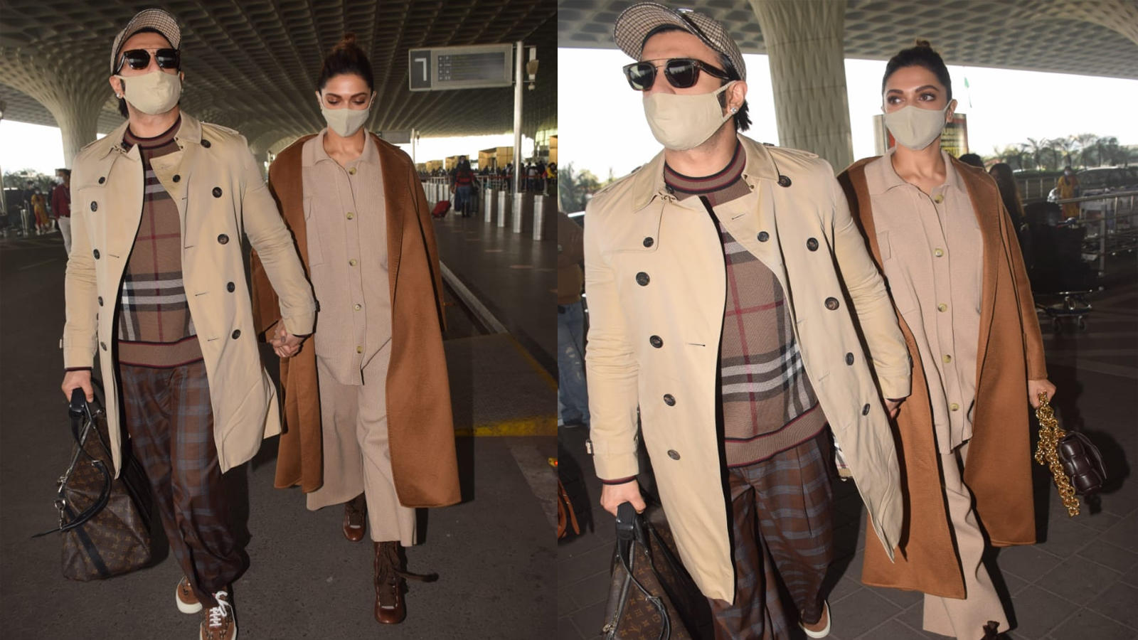 Deepika Padukone's Airport Look Is Complete With A Tan Trench Coat