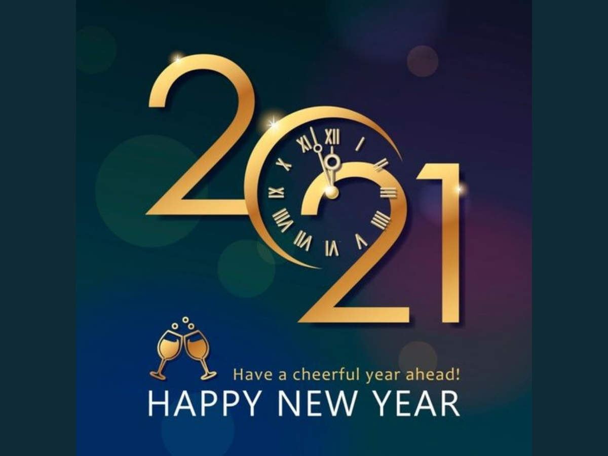 Happy New Year 23 Greeting Cards Wishes Messages Images Simple And Sweet New Year Greeting Card Images For Your Near And Dear Ones Times Of India