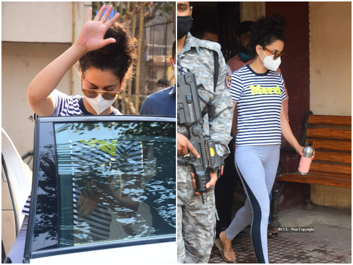 Kangana Ranaut looks uber fresh as she gets clicked outside a gym; See Photos | Hindi Movie News - Vimarsana News