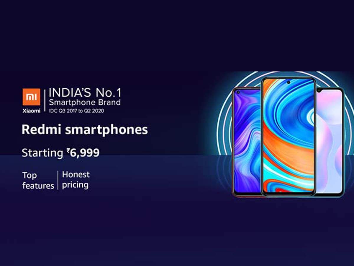 Buy Redmi 9A, Redmi Note 9 Pro, Redmi 9 and more starting at Rs 6,999