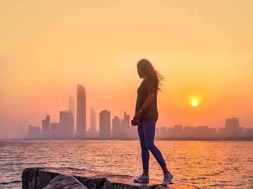 Chasing the winter sun in Abu Dhabi