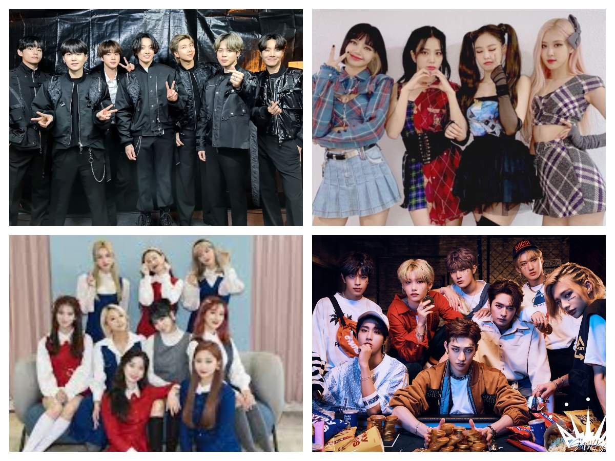 Bts Blackpink Twice Stray Kids Were The Most Streamed Korean Artists Of K Pop Movie News Times Of India