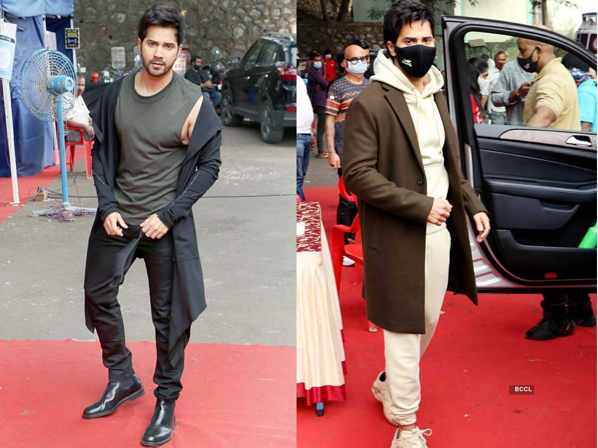 OOTD: Varun Dhawan makes a colourful splash, courtesy his shoes!