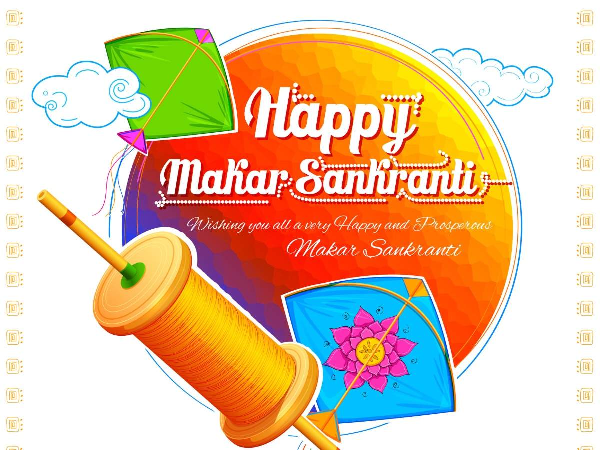 Makar Sankranti Kites 5K Wallpaper | HD Wallpapers