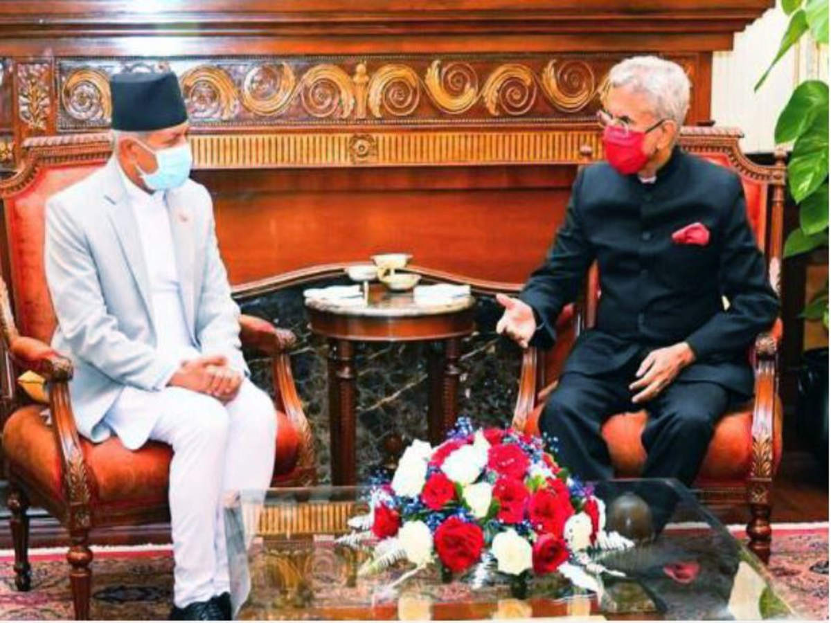 External affairs minister S Jaishankar co-chaired the 6th India-Nepal Joint Commission meeting with Nepal foreign minister Pradeep Kumar Gyawali (ANI)