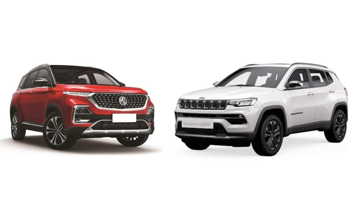 Mg Hector Vs Jeep Compass 21 Facelift Showdown Times Of India