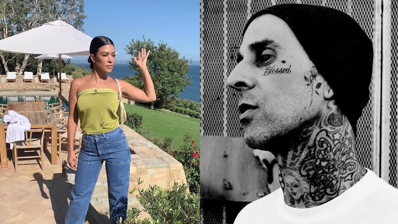 Couple Alert Kourtney Kardashian And Travis Barker Are Dating Each Other English Movie News Hollywood Times Of India