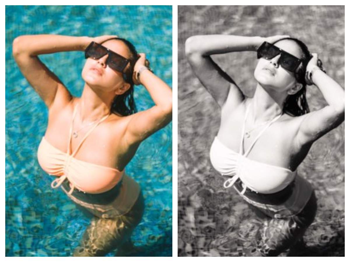 Sunny Leone steams up the cyber space with her stunning pool pictures Hindi Movie News pic picture