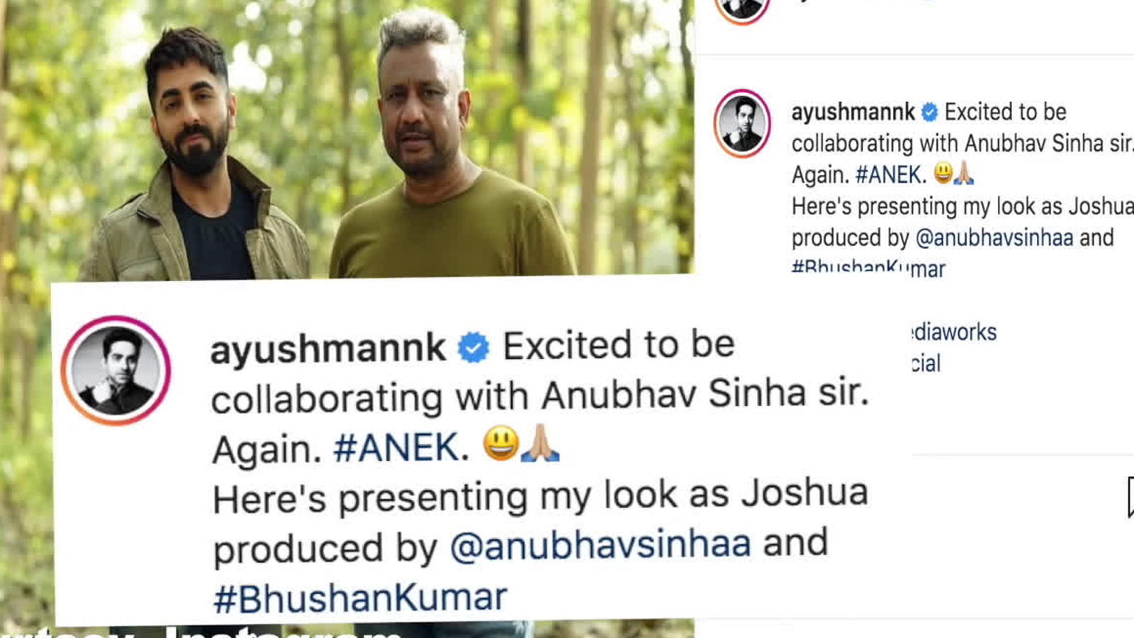 Ayushmann Khurrana Anubhav Sinha Collaborate Again For Anek Hindi Movie News Bollywood Times Of India Ayushmann started off his career as a popular radio jockey, and eventually became a vj on mtv india and one of the most popular hosts in india. ayushmann khurrana anubhav sinha collaborate again for anek