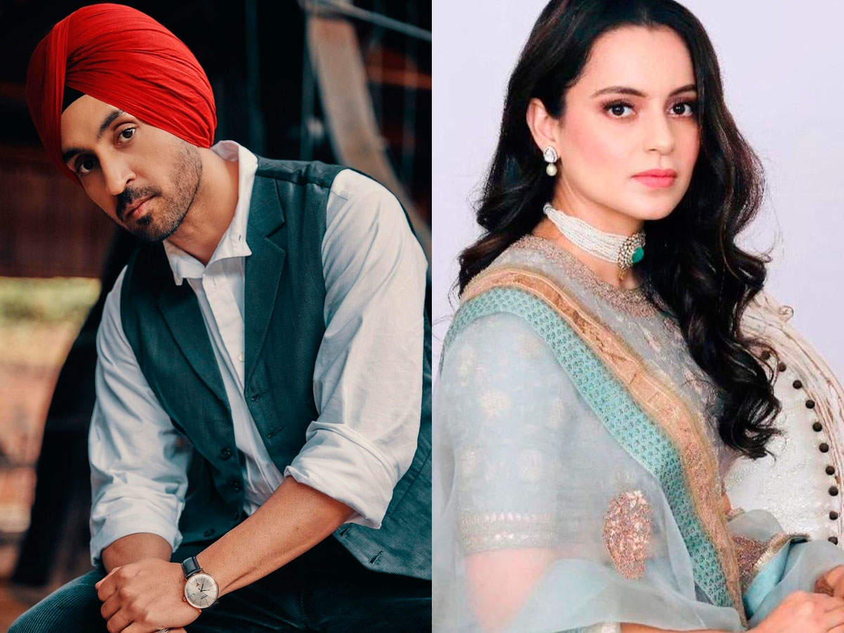 Kangana Ranaut News: Kangana Ranaut reignites feud with Diljit Dosanjh,  singer shares cryptic post - The Economic Times