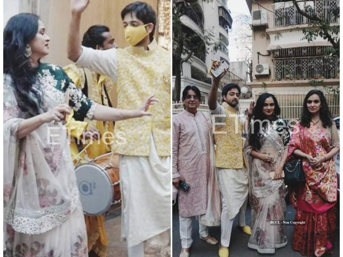 Padmini Kolhapure's son Priyaank Sharma weds Shaza Morani - inside photos | Hindi Movie News - Vimarsana News