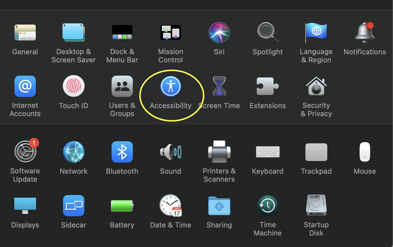 controls to do a screenshot on mac