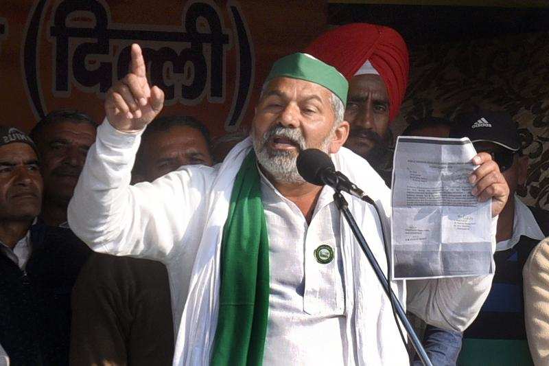 Bharatiya Kisan Union (BKU) leader Rakesh Tikait 