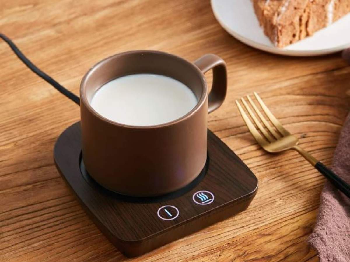 Candle Wax Cup Warmer Heating Plate Coffee Mug Warmer & Cup Warmer for Desk Electric Beverage Tea Warmer Coffee Warmer Plate for Cocoa Tea Water Milk 