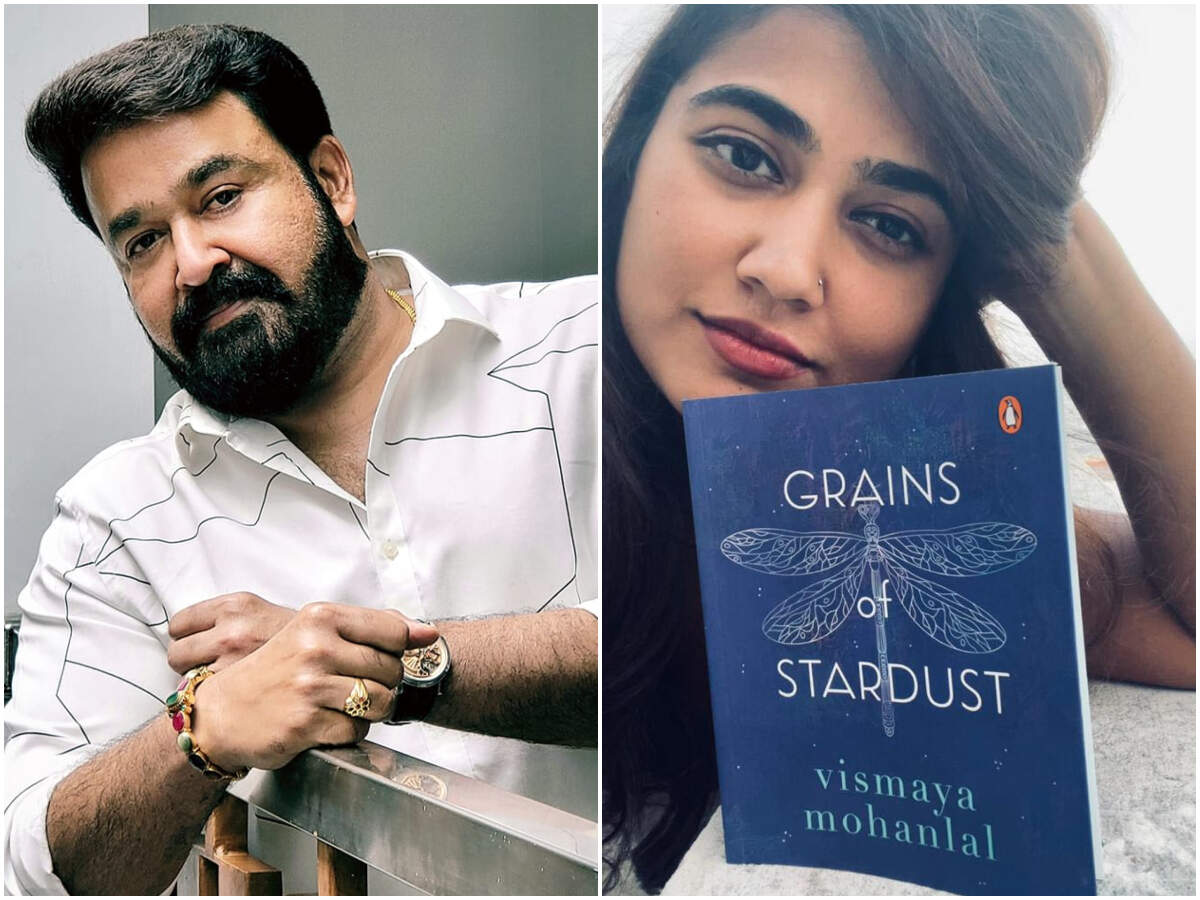 Mohanlal Mohanlal Has A Proud Dad Moment As His Daughter Maya S Book Grains Of Stardust Is About To Release Malayalam Movie News Times Of India