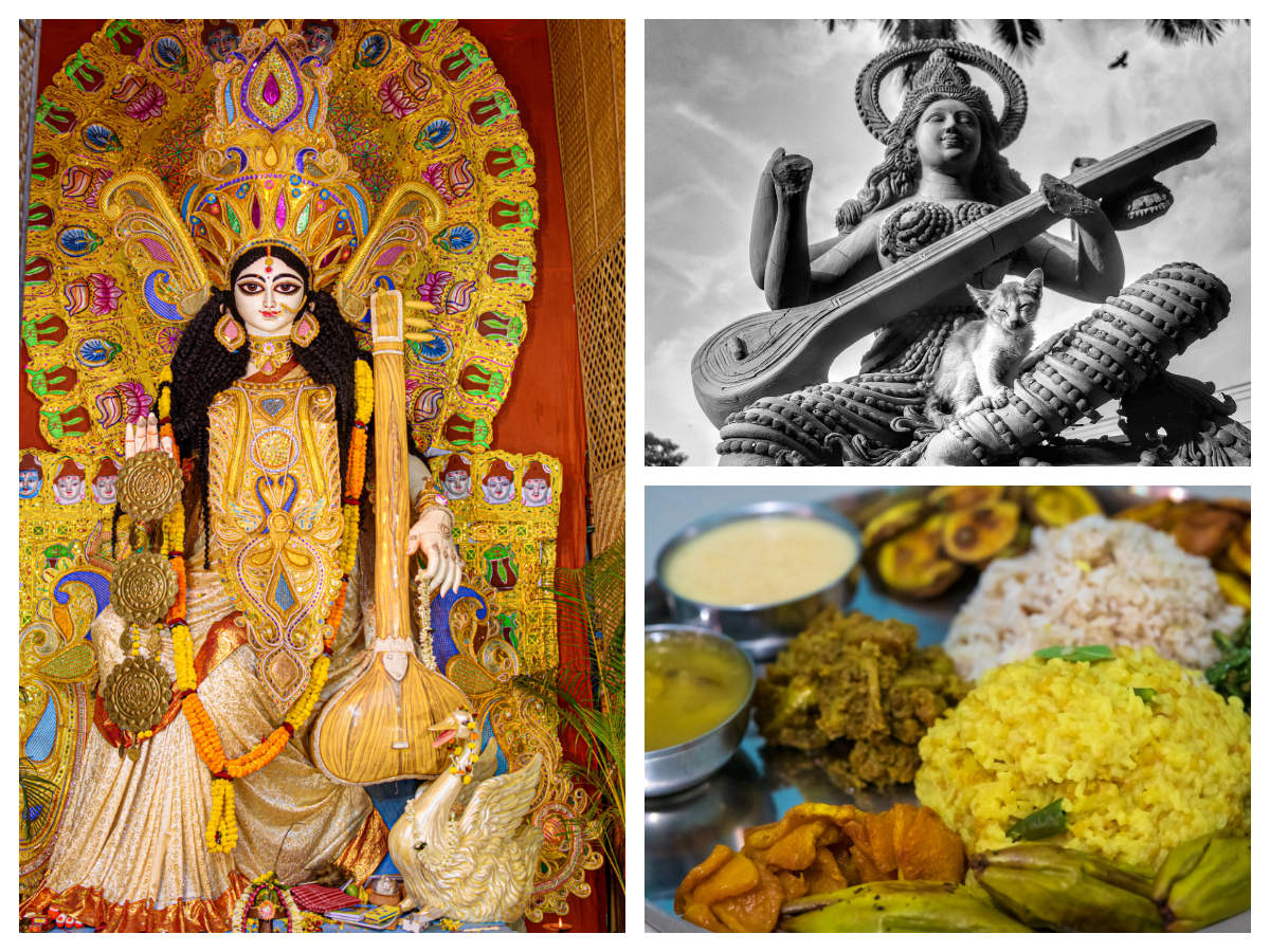 Saraswati Puja 2021: Significance, date and foods prepared on the  auspicious day of Basant Panchmi - Times of India