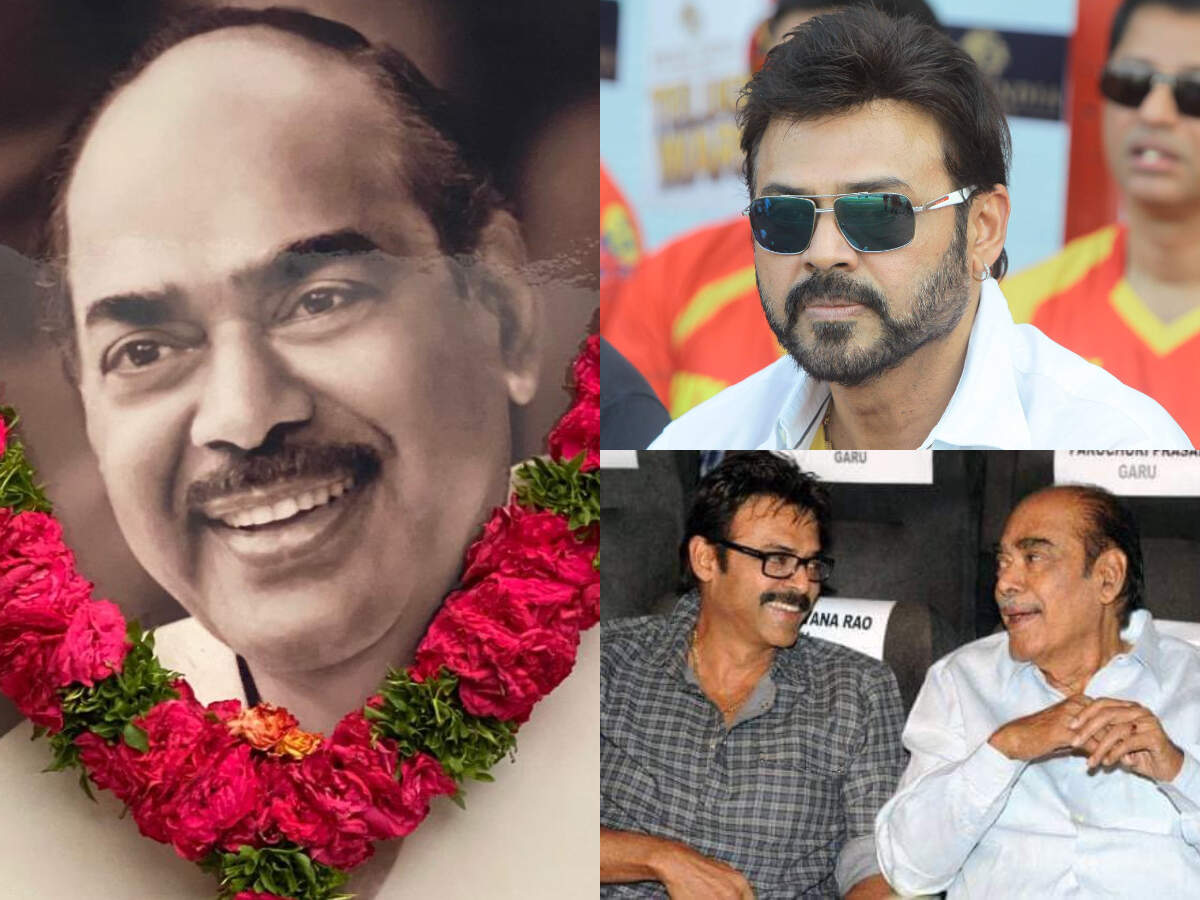 Venkatesh Remembers Father Dr D Ramanaidu On His Death Anniversary Telugu Movie News Times Of India
