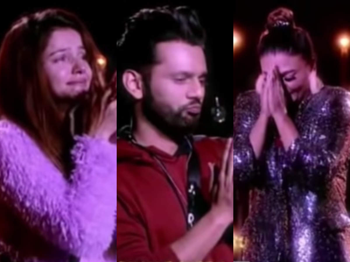 Bigg Boss 14 Contestants Get Emotional Seeing Their Journey Bigg Boss Praises Rakhi Sawant For Giving An Identity To The Show Times Of India