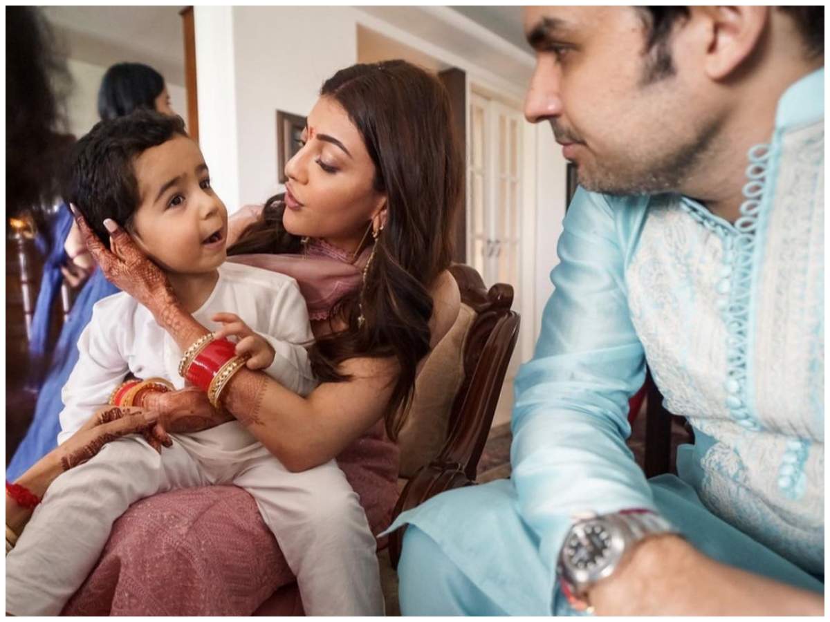 These unseen photos of Kajal Aggarwal and hubby Gautam Kitchlu from their  wedding festivities are too cute to be missed! | Hindi Movie News - Times  of India