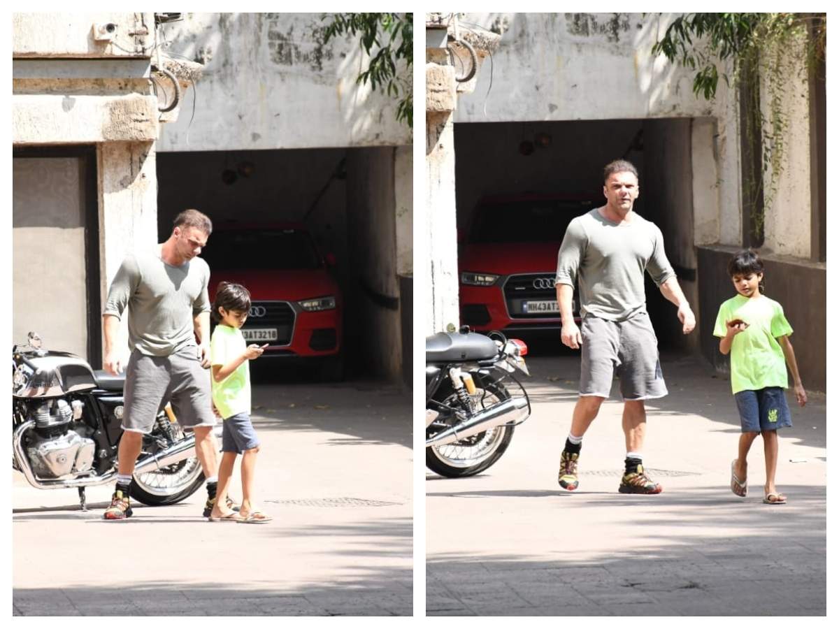 Sohail Khan spends some play-time with son Yohan at their residence; view pictures | Hindi Movie News - Times of India