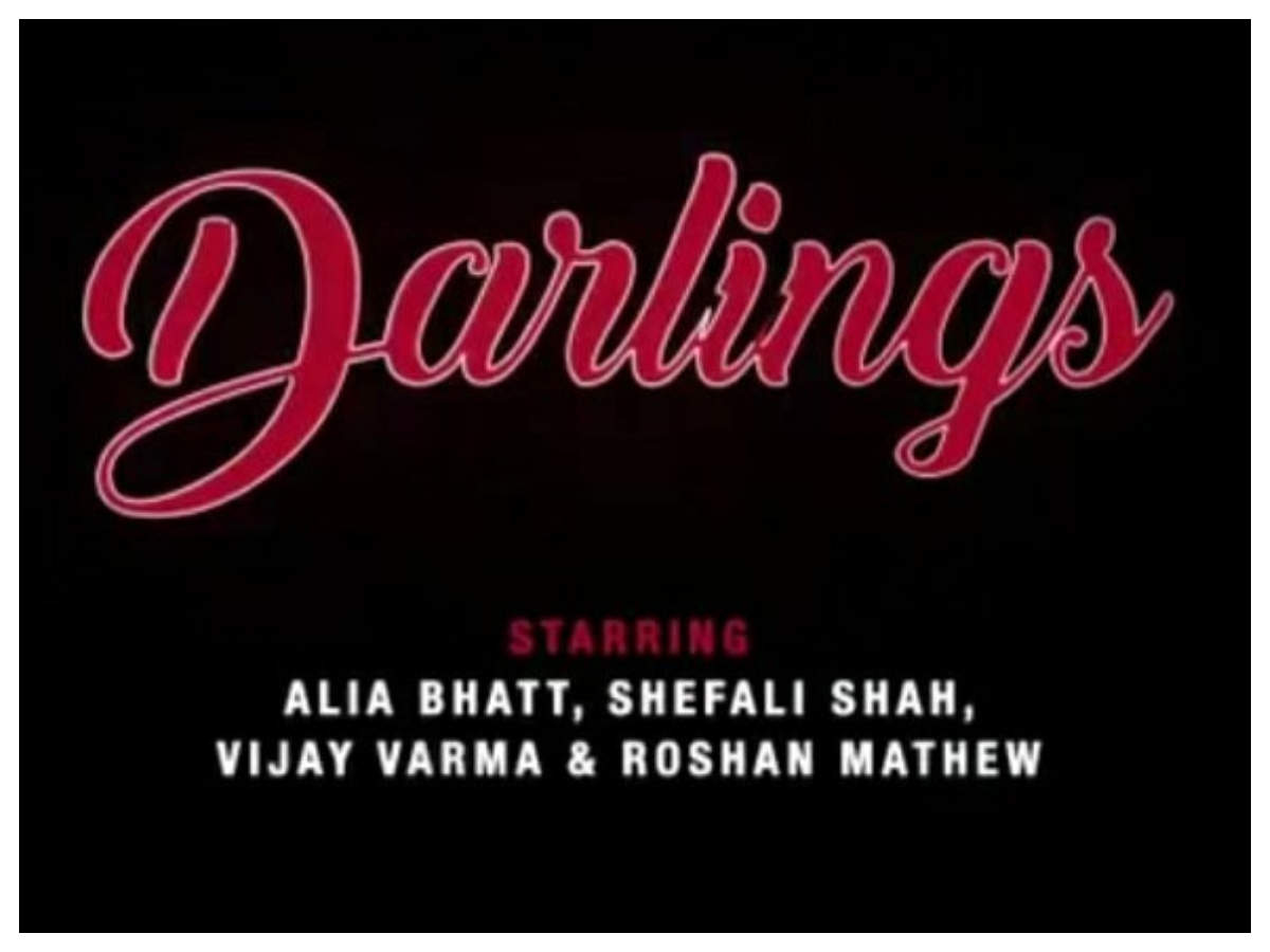 Alia Bhatt Darlings Movie