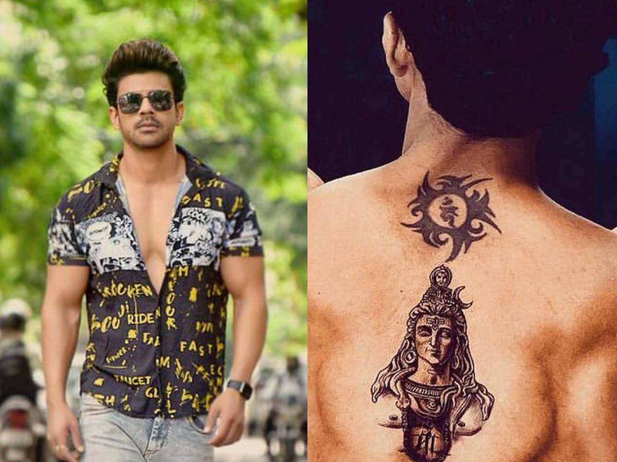 Here S Why Ankit Mohan Sports A Lord Shiva Tattoo Marathi Movie News Times Of India
