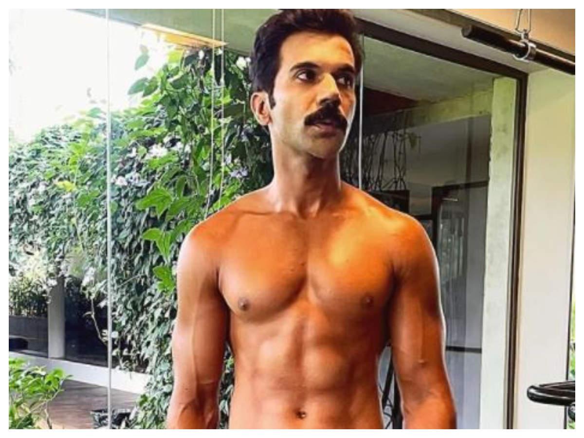 Rajkummar Rao shows off new chiselled physique for 'Badhaai Do ...