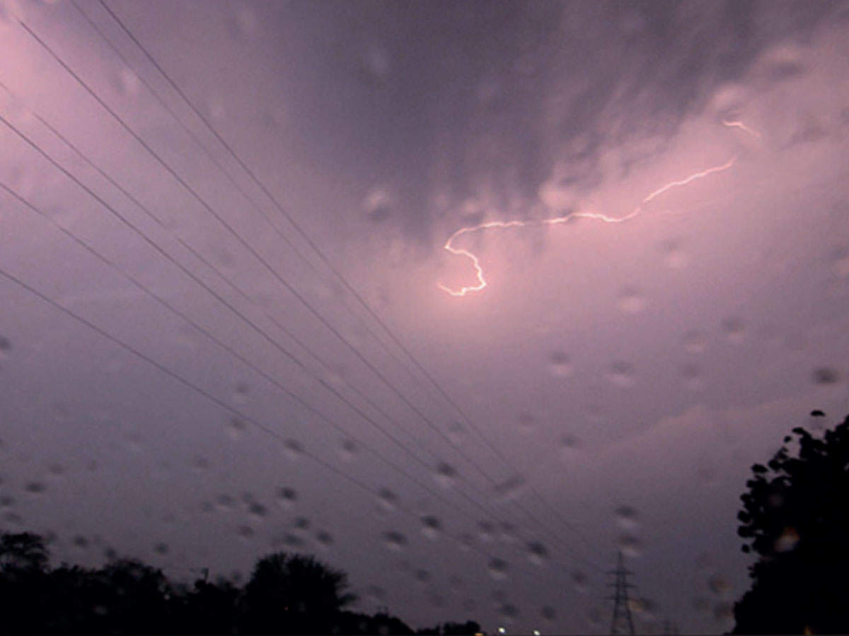 Lightning and thunderstorm in some Bihar districts today: Met | Patna News  - Times of India