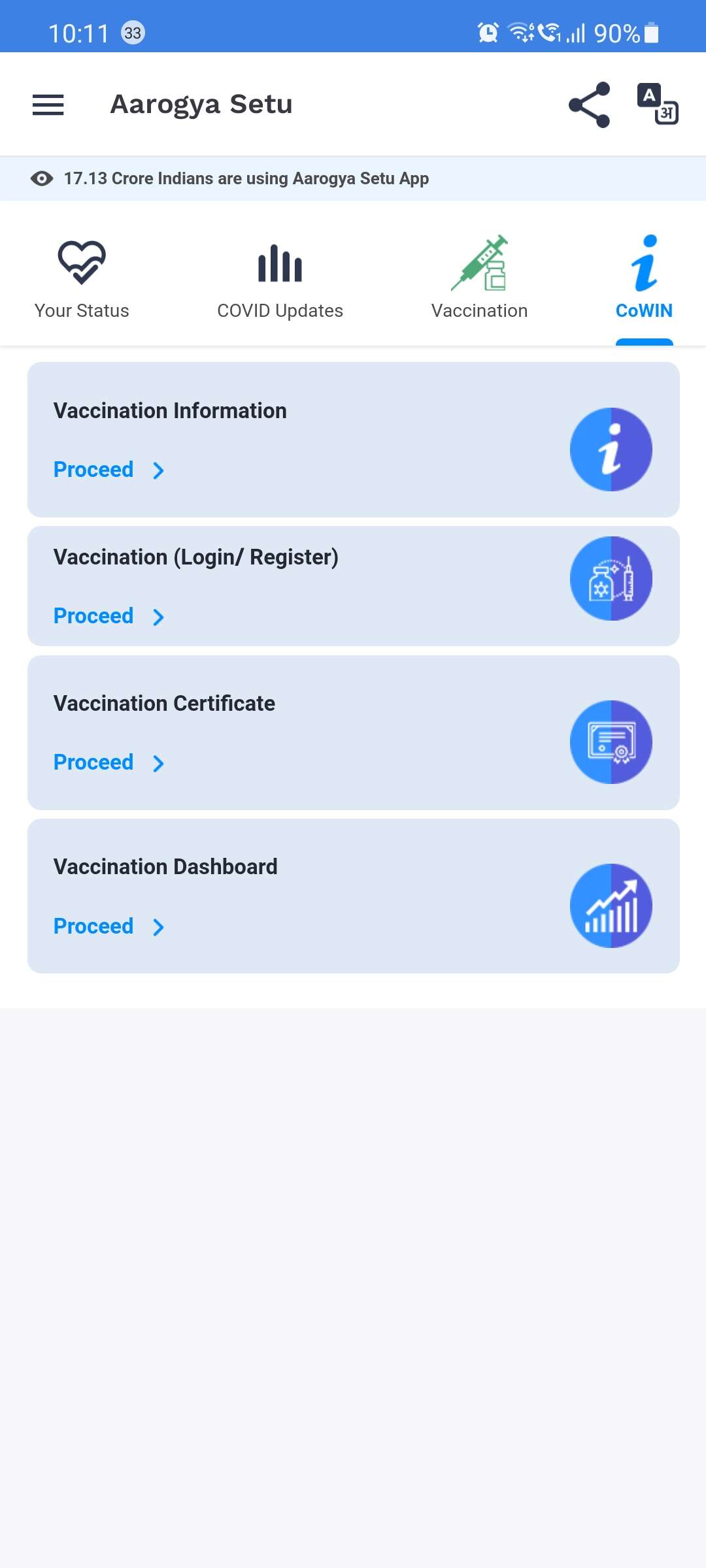 Covid 19 Vaccination Certificate How To Download Yours From Cowin Aarogya Setu App [ 2400 x 1080 Pixel ]