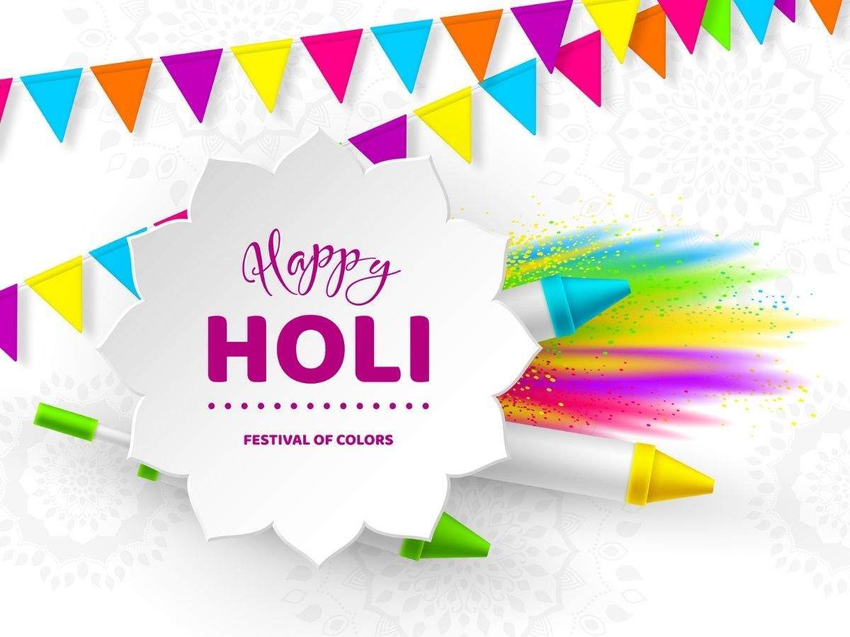 Holi Wishes & Messages | Happy Holi 2021: Images, Messages, Greetings,  Wishes, Photos, WhatsApp and Facebook Status | - Times of India