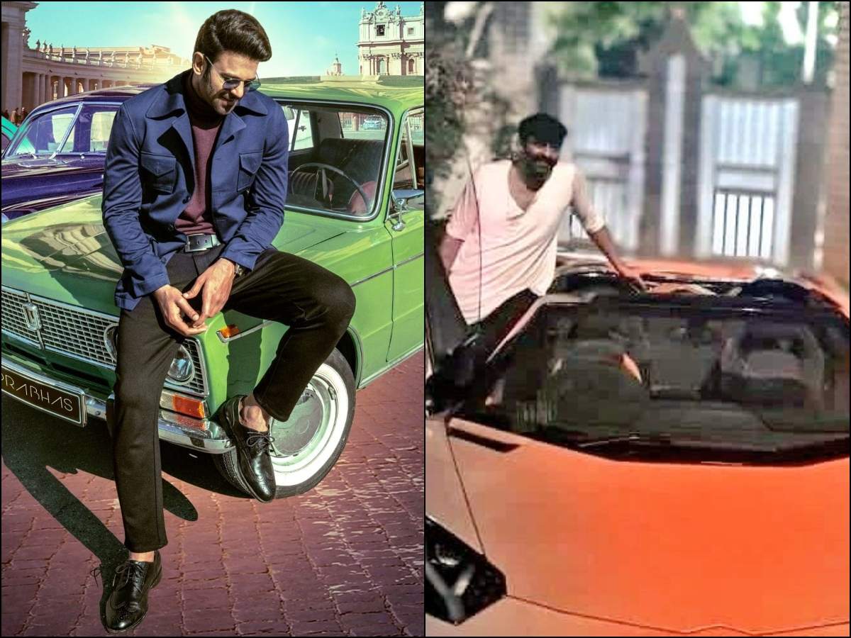 Prabhas drives home his dream sports car worth Rs 6 crore: Fans go berserk | Telugu Movie News - Times of India