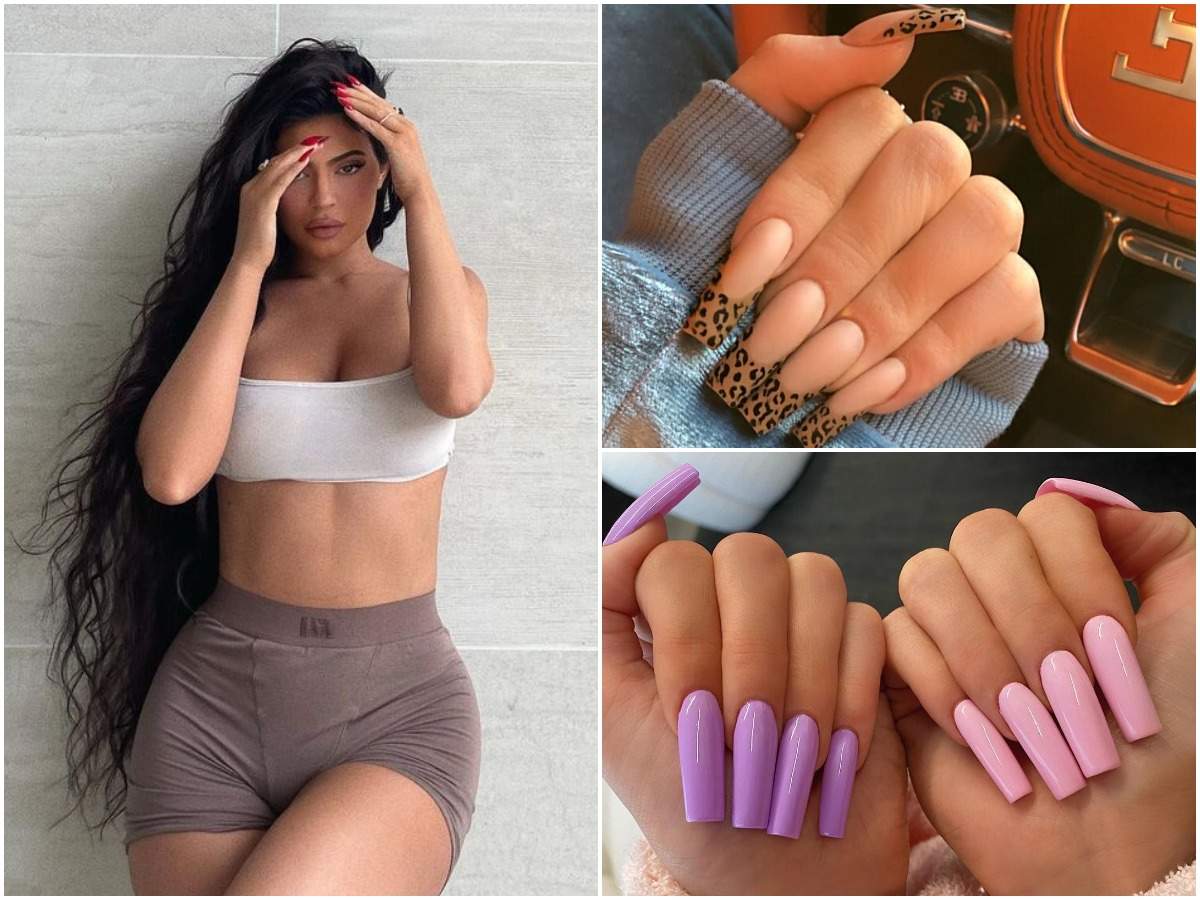 Kylie Jenner is such a nail art queen! - Times of India