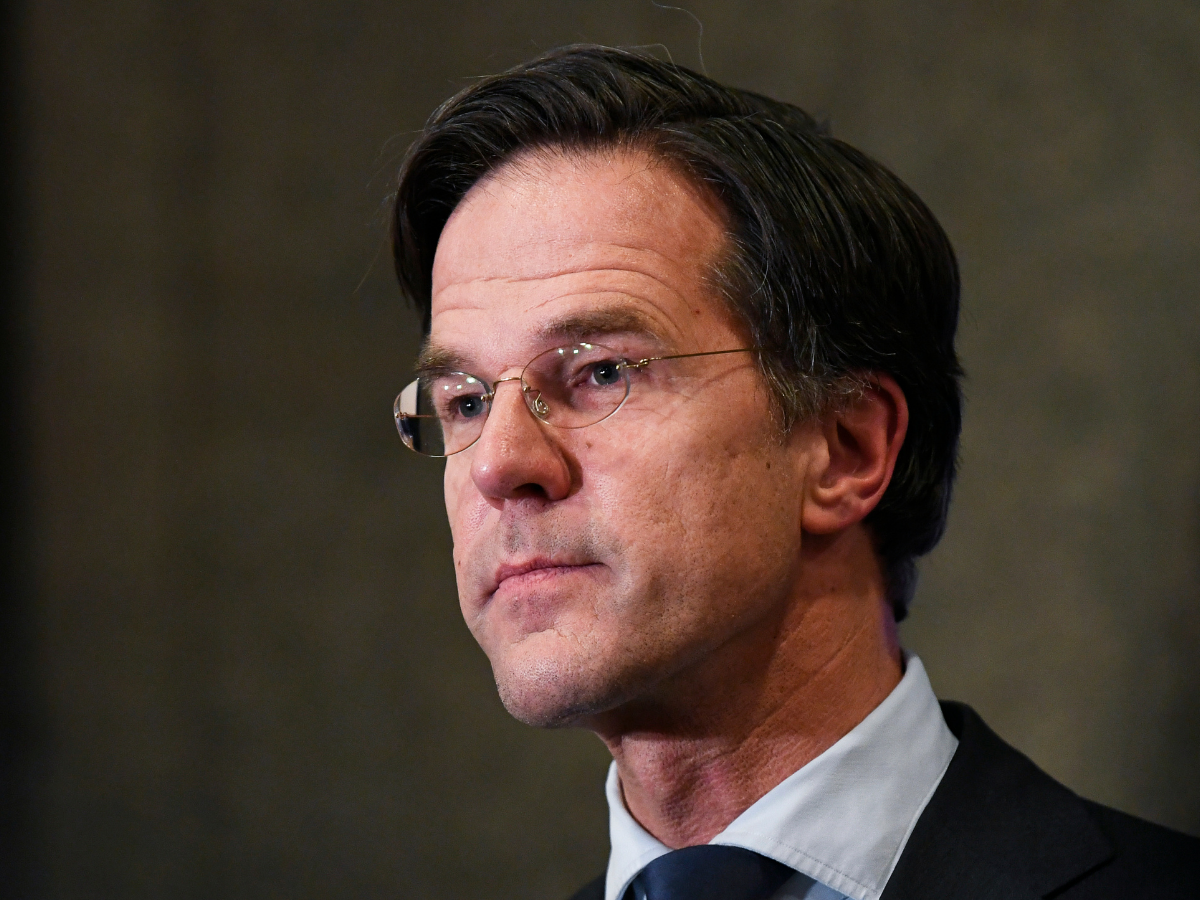Rutte's conservative party, known by its Dutch acronym VVD, won the most seats in parliament in the vote. AP Photo