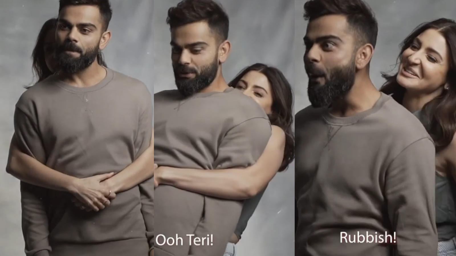 Watch Anushka Sharma lifts hubby Virat Kohli in THIS goofy video; latter says Oh Teri Hindi Movie News photo