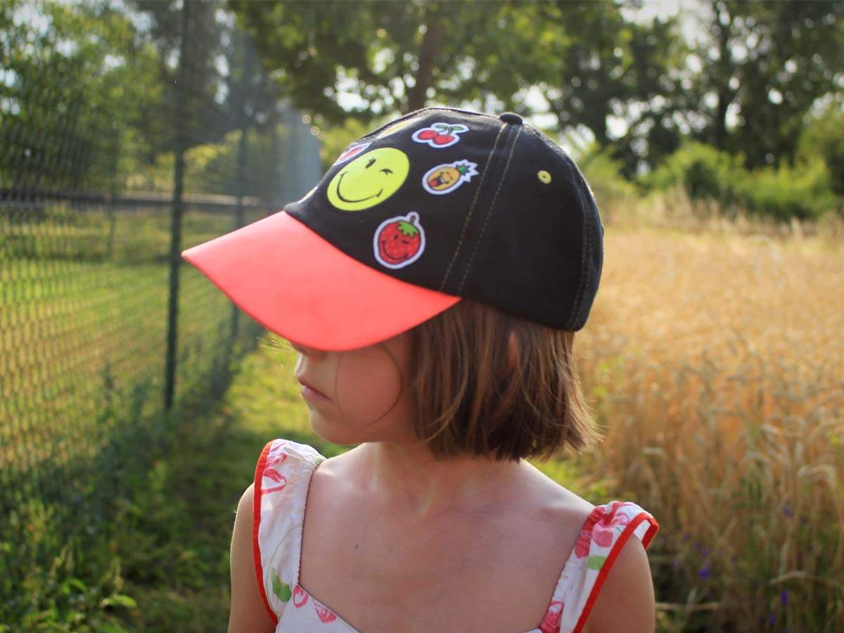 Daylin Kids Protective Baseball Hat Sun Hat Outdoor Anti-Drop Removable Visor 