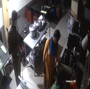 A video grab of the incident 